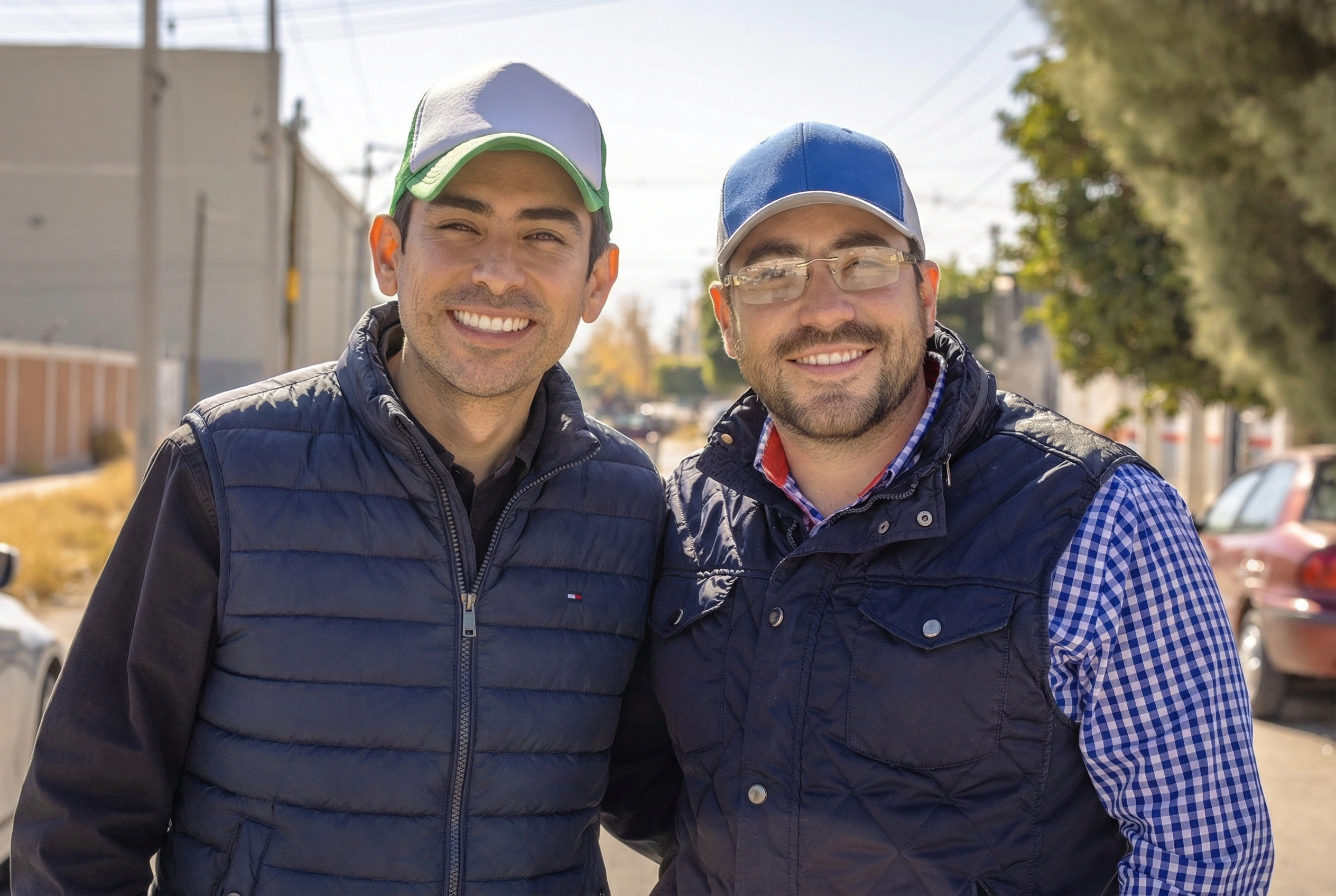 Gerardo Delgado y Adán Ramos, equipo de La Piscina